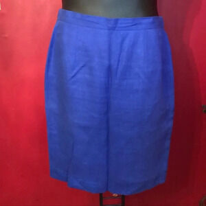 Harve Bernard Linen Pencil Skirt Size 12 Tall